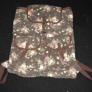 Floral backpack
